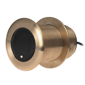 Bronze Thru-Hull Mount Transducer with Depth & Temperature (12 tilt) - Airmar B75L