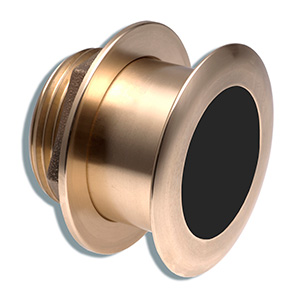 Bronze Tilted Thru-hull Transducer with Depth & Temperature (12 tilt, 8-pin) - Airmar B164