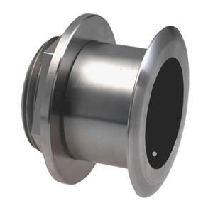 Stainless Steel Thru-hull Mount Transducer with Depth & Temperature (0 tilt) - Airmar SS164