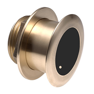 Bronze Tilted Thru-hull Transducer with Depth & Temperature (0 tilt, 8-pin) - Airmar B164