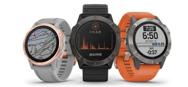 世界同時発表 マルチスポーツGPSウォッチ『fēnix6 Series』を発売