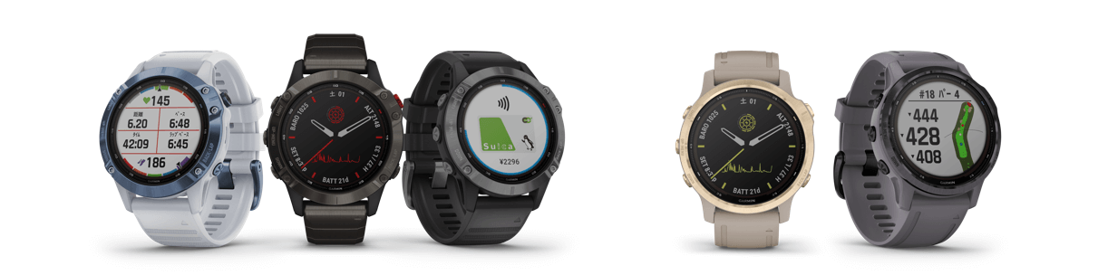 Garminフラッグシップモデルfenix 6より、 ソーラー充電機能を搭載