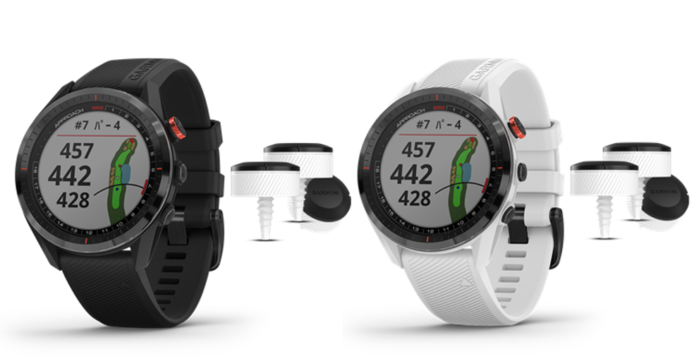 Garmin人気ゴルフGPSウォッチ『Approach S62』に 『Approach CT10』3個