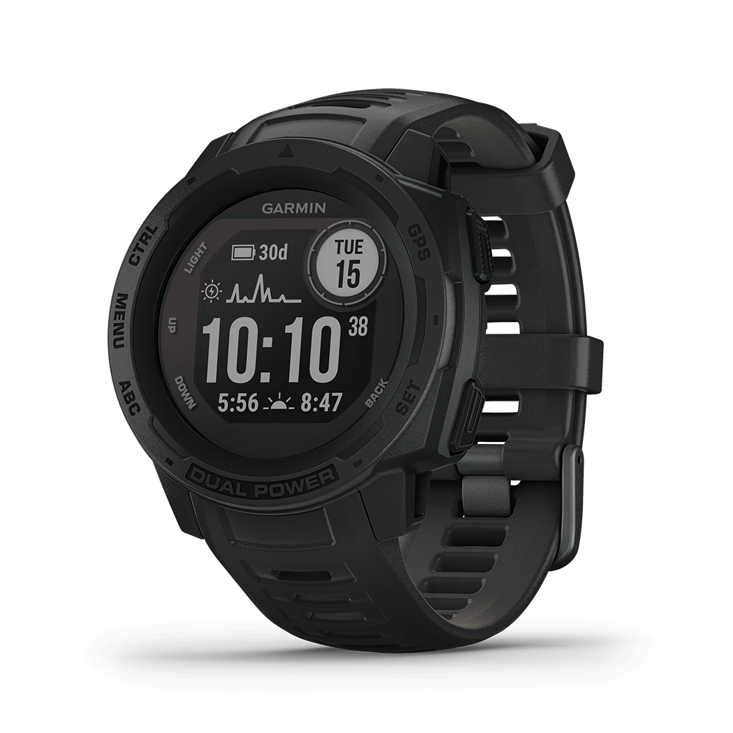 GARMIN ガーミン Instinct Dual Power Graphite