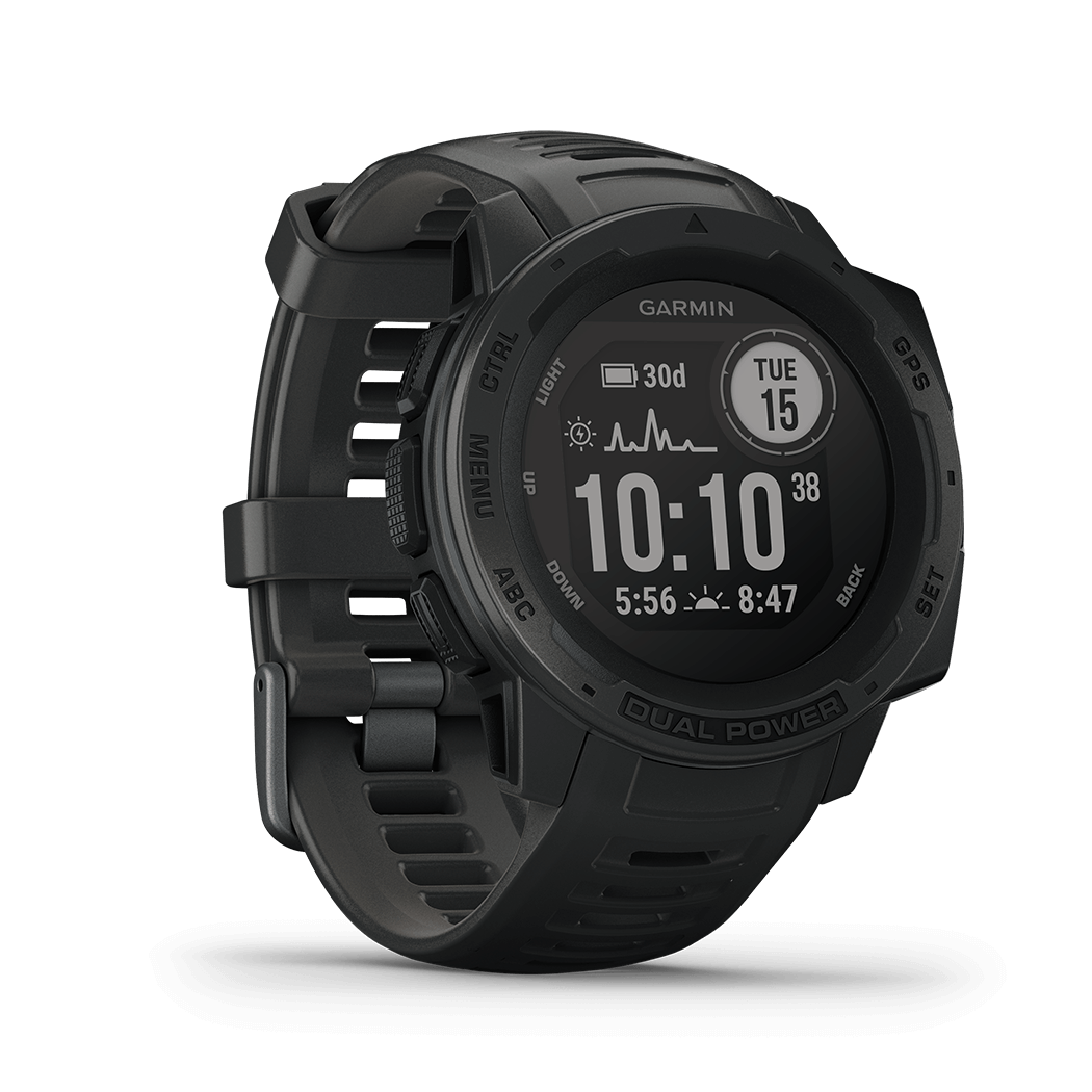 GARMIN ガーミン Instinct Dual Power Graphite