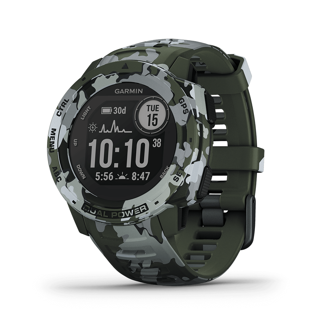 Instinct Dual Power Camo Edition | スマートウォッチ | Garmin 日本