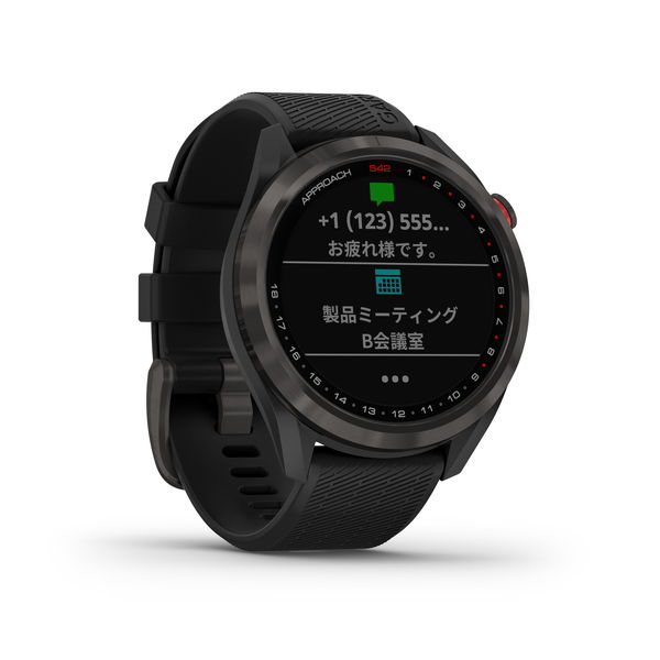 Approach S42 Black/Carbon Gray | スマートウォッチ | Garmin 日本