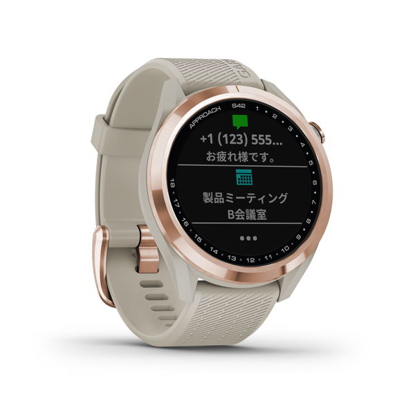 Approach S42 Light Sand/Rose Gold | スポーツ＆アウトドア | Garmin 日本