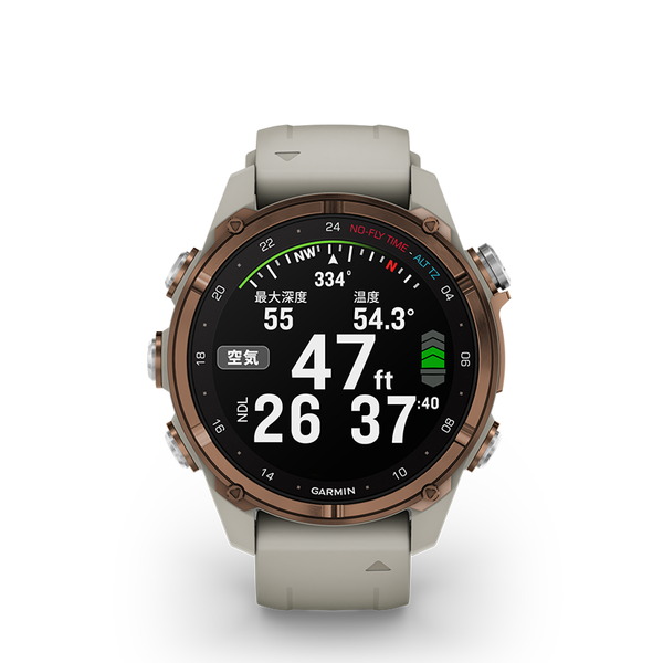 バーゲンで Descent 日本 Garmin | スマートウォッチ | Mk3Si ダイブコンピュータ