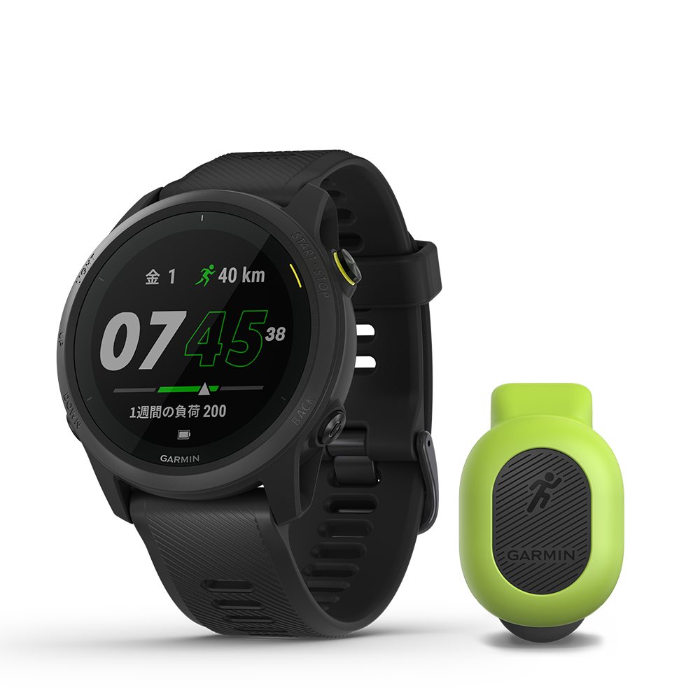 GARMIN FOREATHLETE 745 BLACK スマートウォッチ-