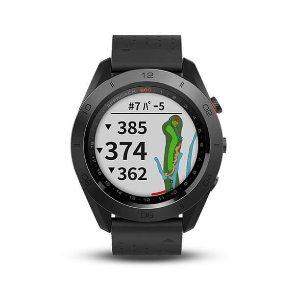 ゴルフナビ GARMIN Approach S60 アプローチS60 ゴルフナビ ブラック しました