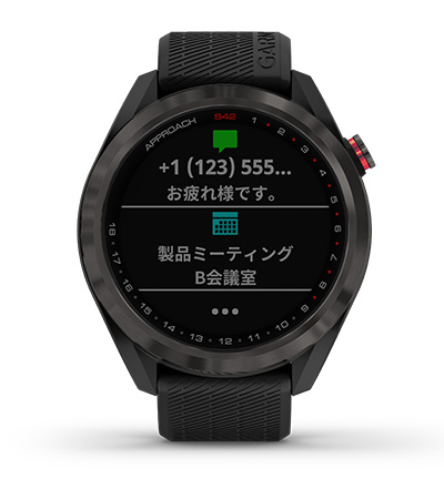 Approach S42 Black/Carbon Gray | スマートウォッチ | Garmin 日本