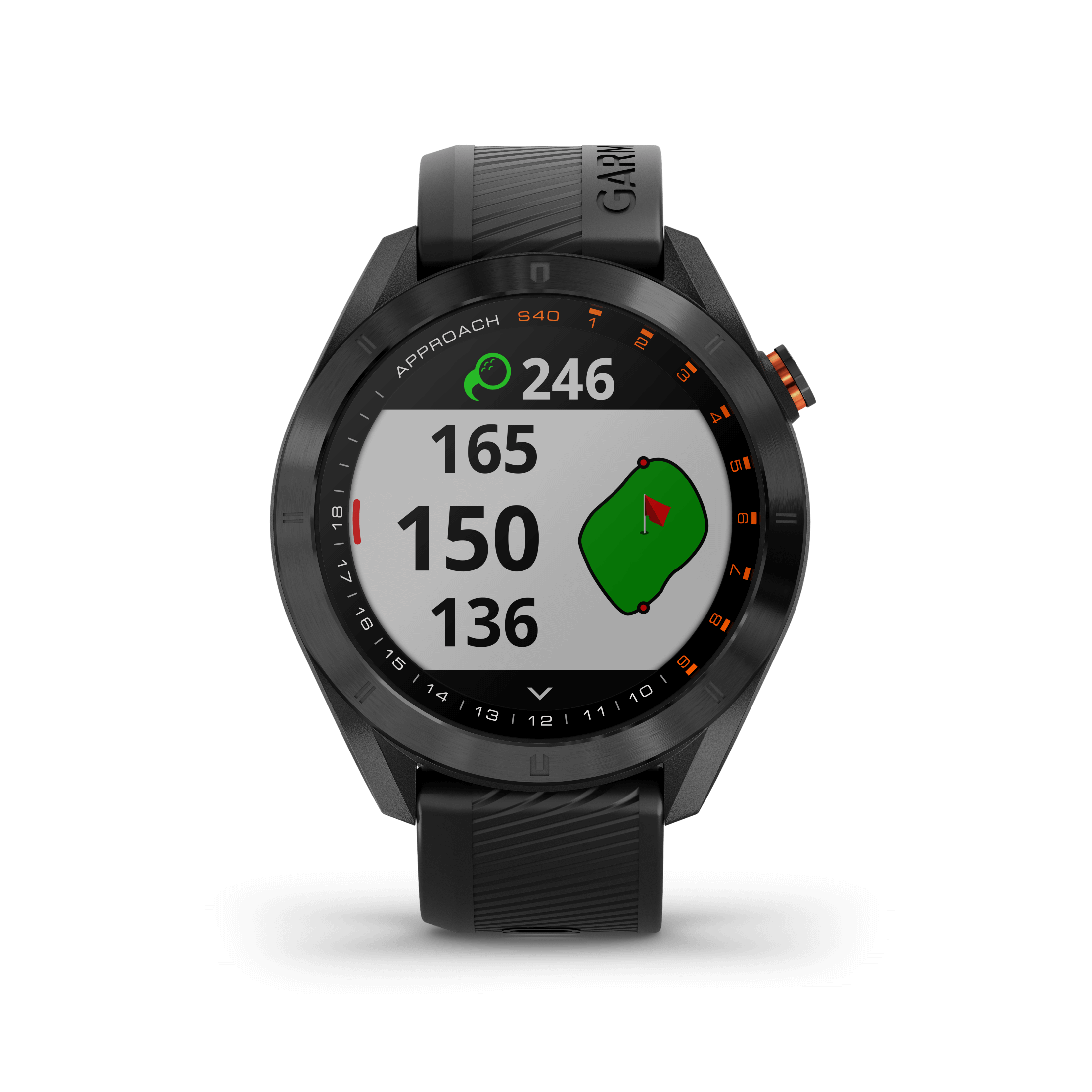 GARMINアプローチS40GPSゴルフナビ（黒）