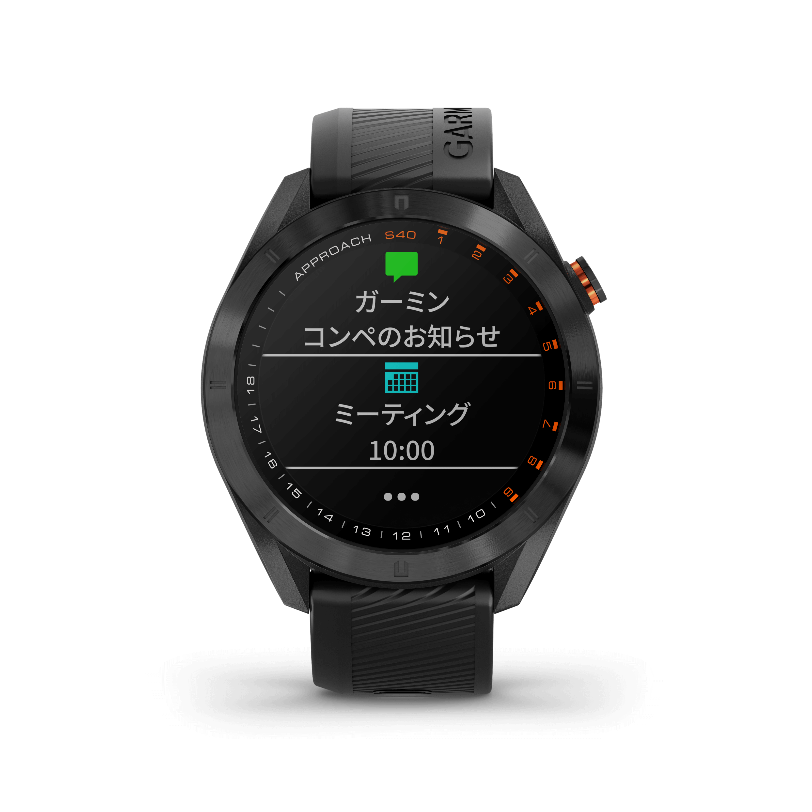 【Garmin 】GPSゴルフウォッチ　APPROACH S40ガーミンGPSゴルフウォッチ