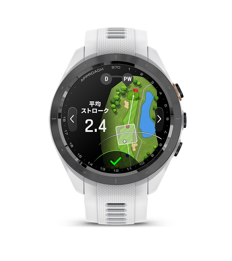 【新品未使用】ガーミン GARMIN Approach S70 42mm グレー