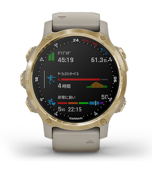 【水中未使用】GARMIN DESCENTMK2Sホワイトダイビングコンピュータ