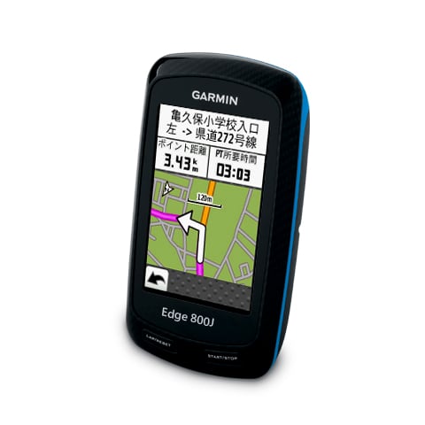 自転車Garmin edge 800j