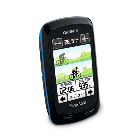 自転車Garmin edge 800j