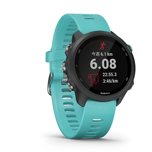 フィルムは貼られていませんGarmin forathlete 245 music