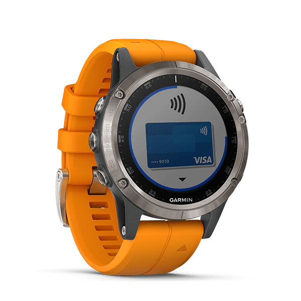 GARMIN fenix 5 Plus Sapphire Ti Gray