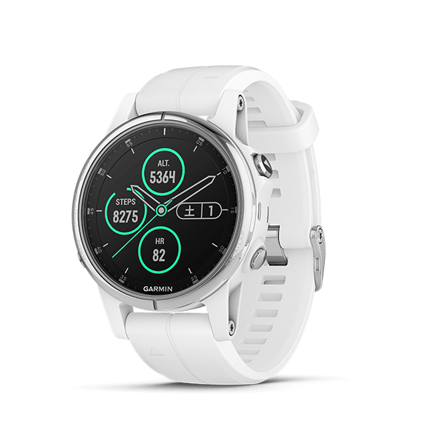 Garmin fenix 5s Plus Sapphire White