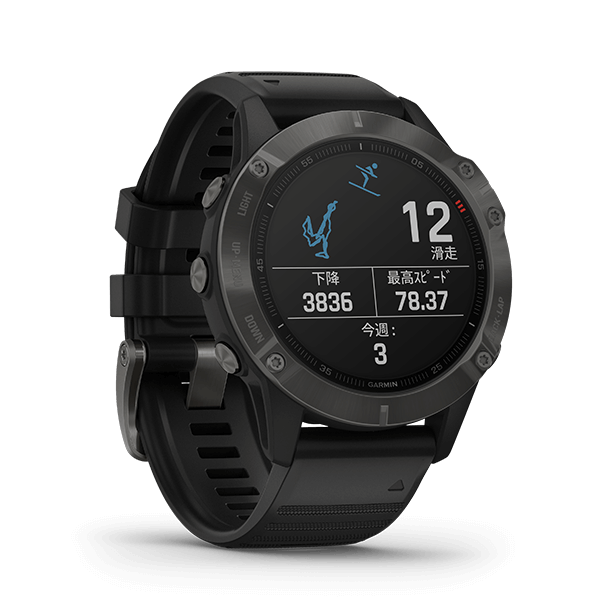 GARMIN fenix 6 Sapphire Ti Gray スマートウォッチ