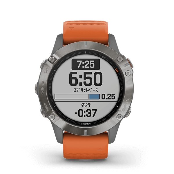 GARMIN fenix 6 Sapphire Ti Gray スマートウォッチ