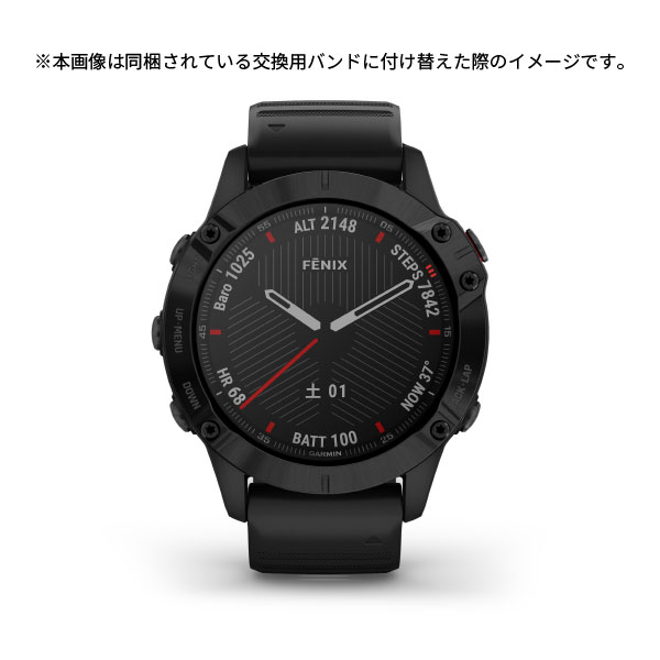 fēnix 6 Sapphire Black DLC Nylon band | スマートウォッチ | Garmin 日本