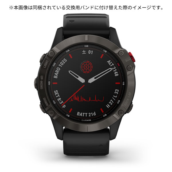 ガーミンfenix 6 Pro Dual Power Ti Carbon DLC