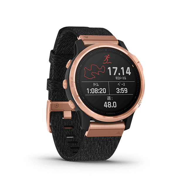 【訳アリ】Garmin ガーミン fenix6s sapphire BLACK