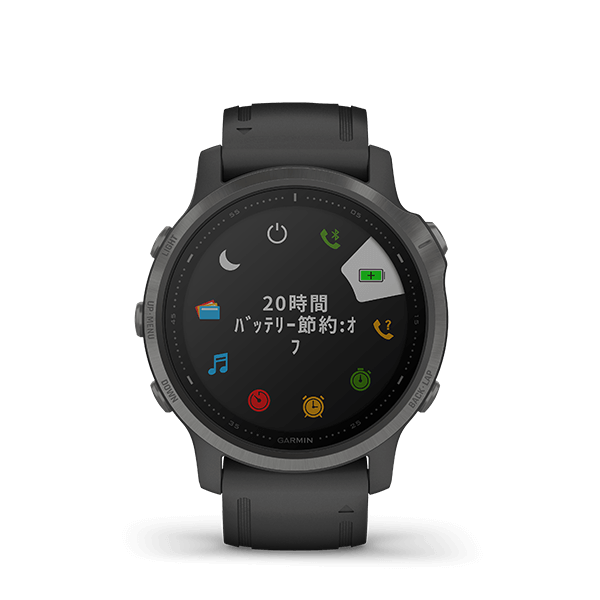 fēnix 6S Sapphire Black DLC   スマートウォッチ   Garmin 日本