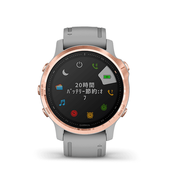 fēnix 6S Sapphire Gray RoseGold | スマートウォッチ | Garmin 日本