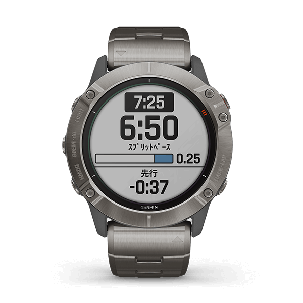 Garmin fenix 6X PRO デュアルパワー チタニウム