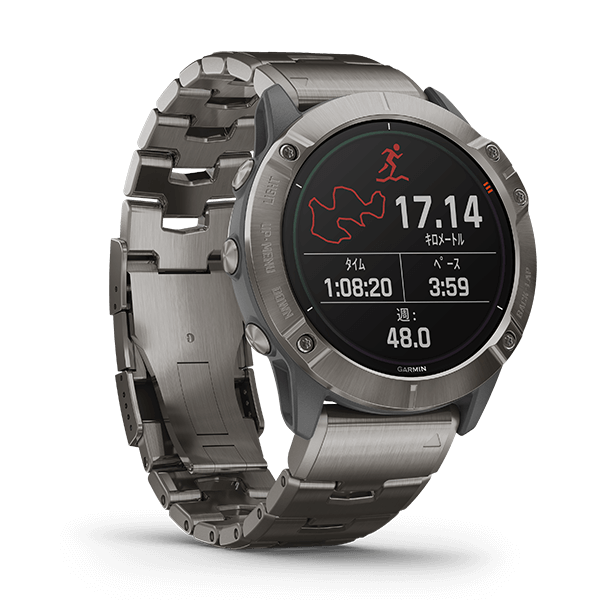 Garmin fenix 6X PRO デュアルパワー チタニウム