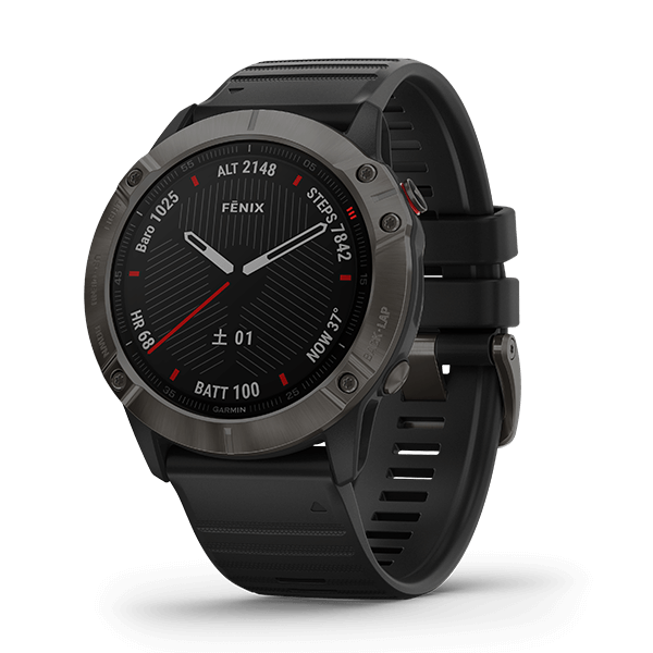 GARMIN fenix 6X Sapphire Black DLC