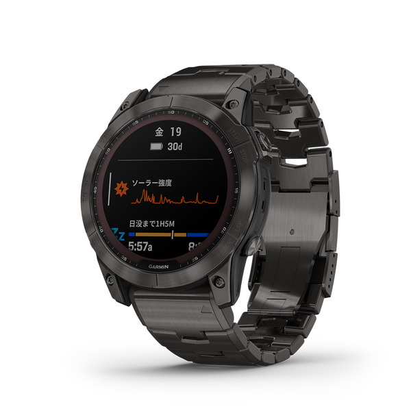 Garmin 純正 チタンベルト 26ミリ ガーミン FENIX7X グレー