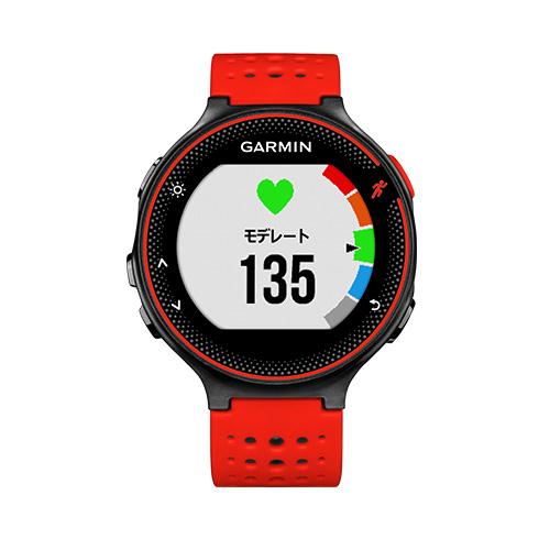 GARMINランニングウォッチ　ForeAthlete 235J 黒/赤