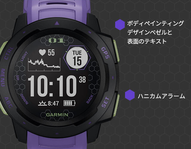 ガーミン GARMIN インスティンクト エヴァンゲリオン 初号機モデル