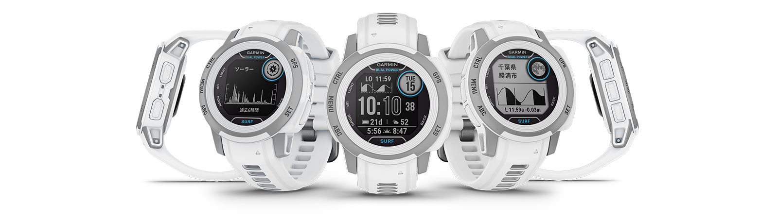 GARMIN INSTINCT 2S DUAL POWER　SURF