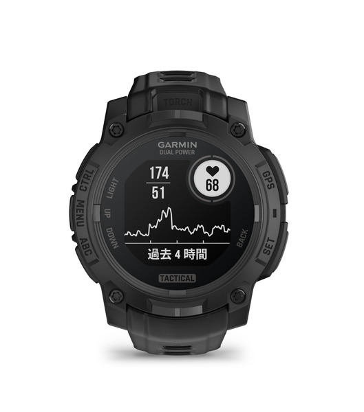 Instinct 3 Dual Power Tactical | スマートウォッチ | Garmin 日本