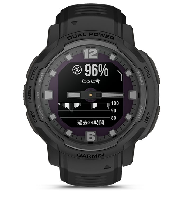 Instinct Crossover Dual Power Tactical Edition | スマートウォッチ | Garmin 日本