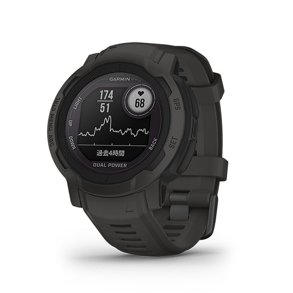 GARMIN INSTINCT 2 DUAL POWER GRAPHITE B…