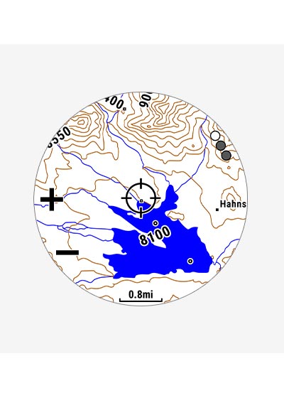 プリロード済みの地形図