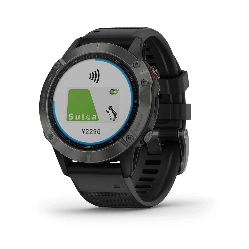 GARMIN fenix 6 Sapphire Ti Gray スマートウォッチ