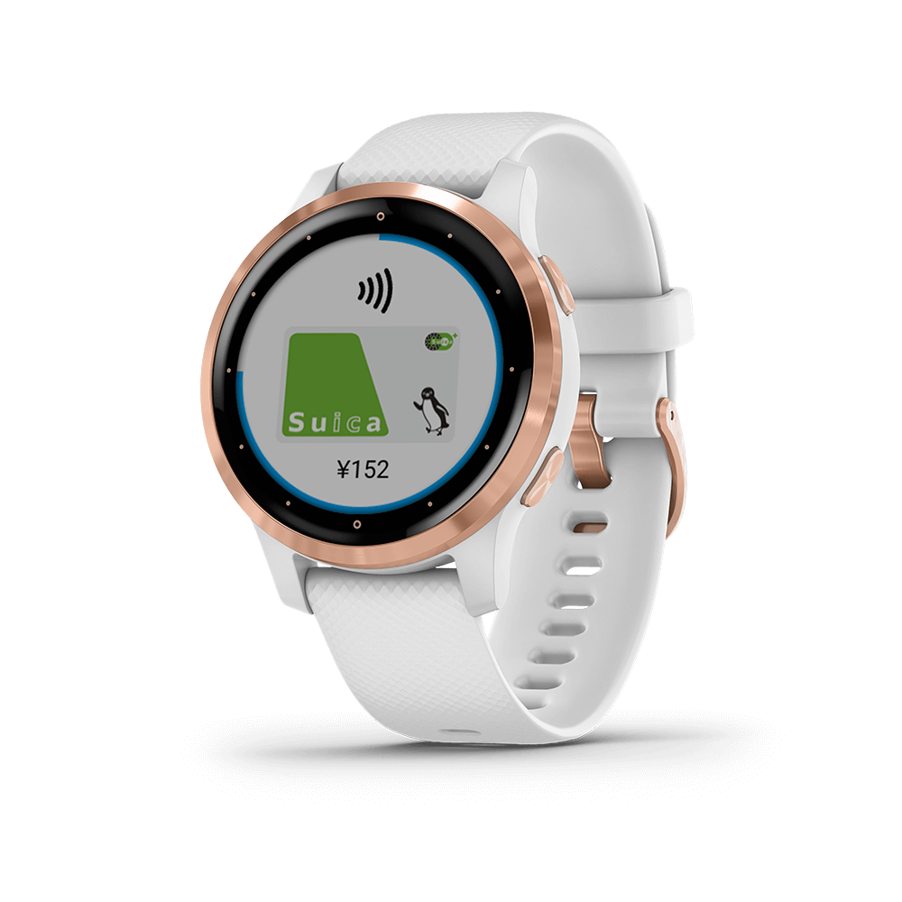 vívoactive 4S White / Rose Gold | スマートウォッチ | Garmin 日本