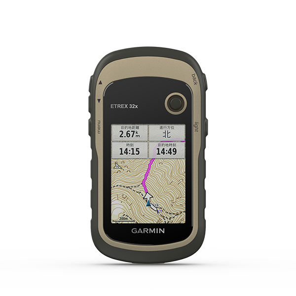 GARMIN  eＴrex 20 日本語化済み、全国版日本道路地図付き