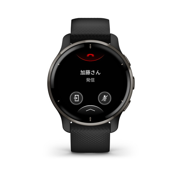 GARMIN Venu 2 Plus Black スマートウォッチ 美品