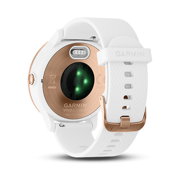 vívoactive 3 White Rose Gold | スマートウォッチ | Garmin 日本