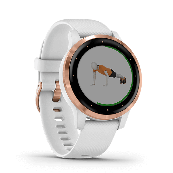 vívoactive 4S White / Rose Gold | スマートウォッチ | Garmin 日本