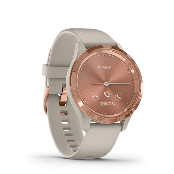 vívomove 3S Light Sand / Rose Gold | スポーツ＆アウトドア | Garmin